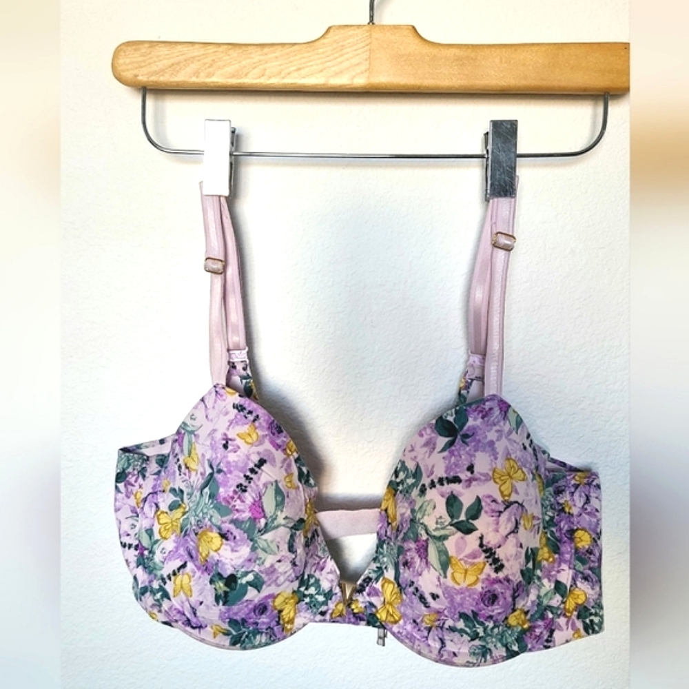 Victoria's Secret Lightly-Lined Demi Bra with Underwire - Butterfly print
